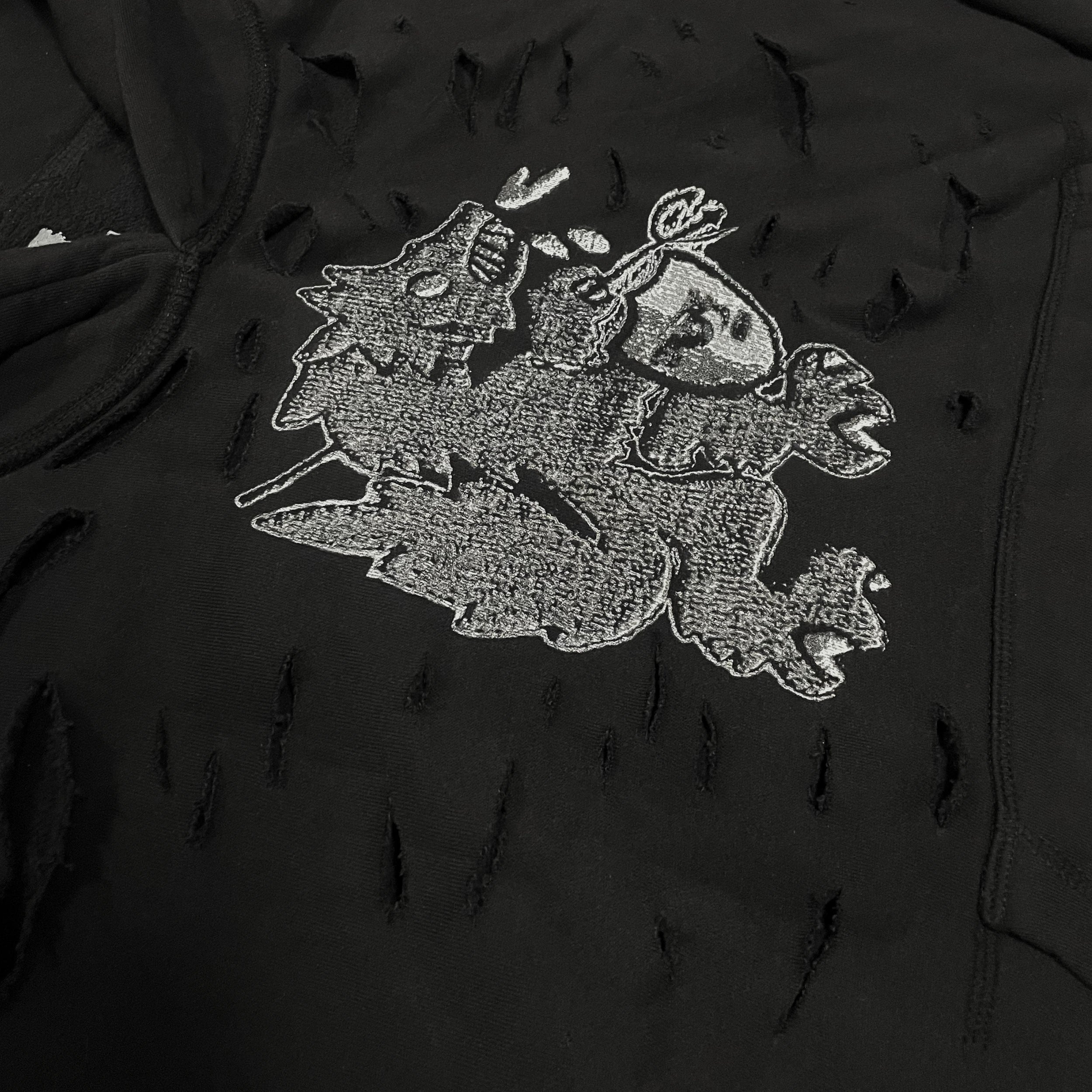 ARMORY OVERSIZED HOODIE (DISTRESSED)