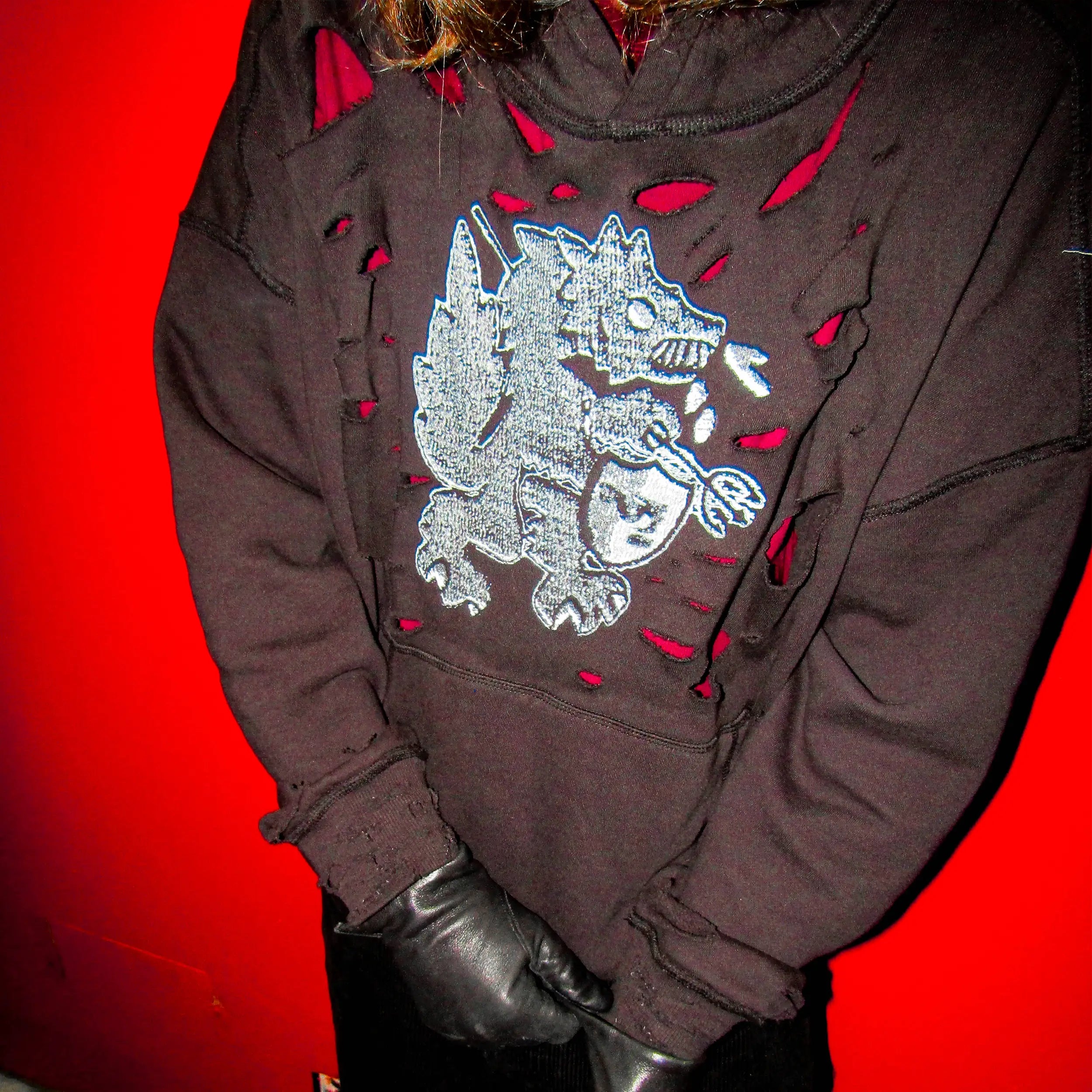 ARMORY OVERSIZED HOODIE (DISTRESSED)