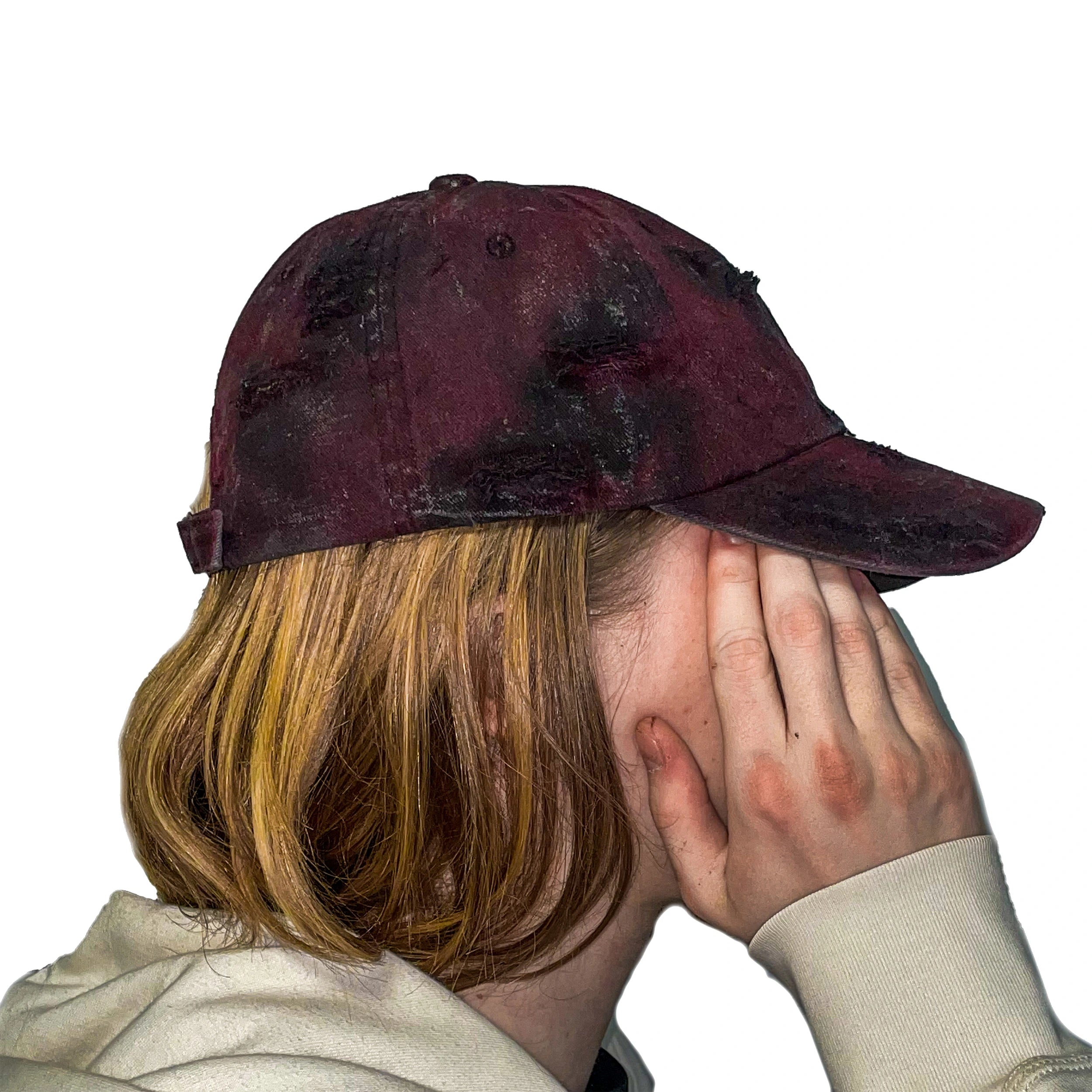 BURN-IT-DOWN DISTRESSED CAP