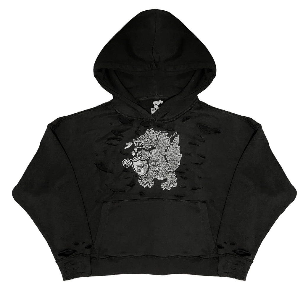 ARMORY OVERSIZED HOODIE (DISTRESSED)