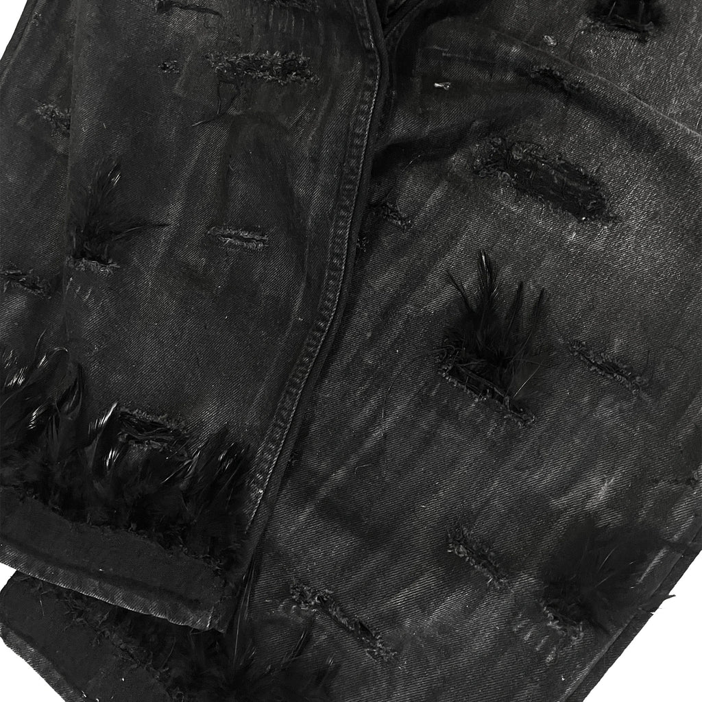 FEATHERED LONZA JEANS (1/1)