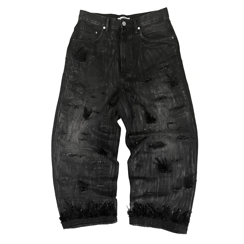 FEATHERED LONZA JEANS (1/1)