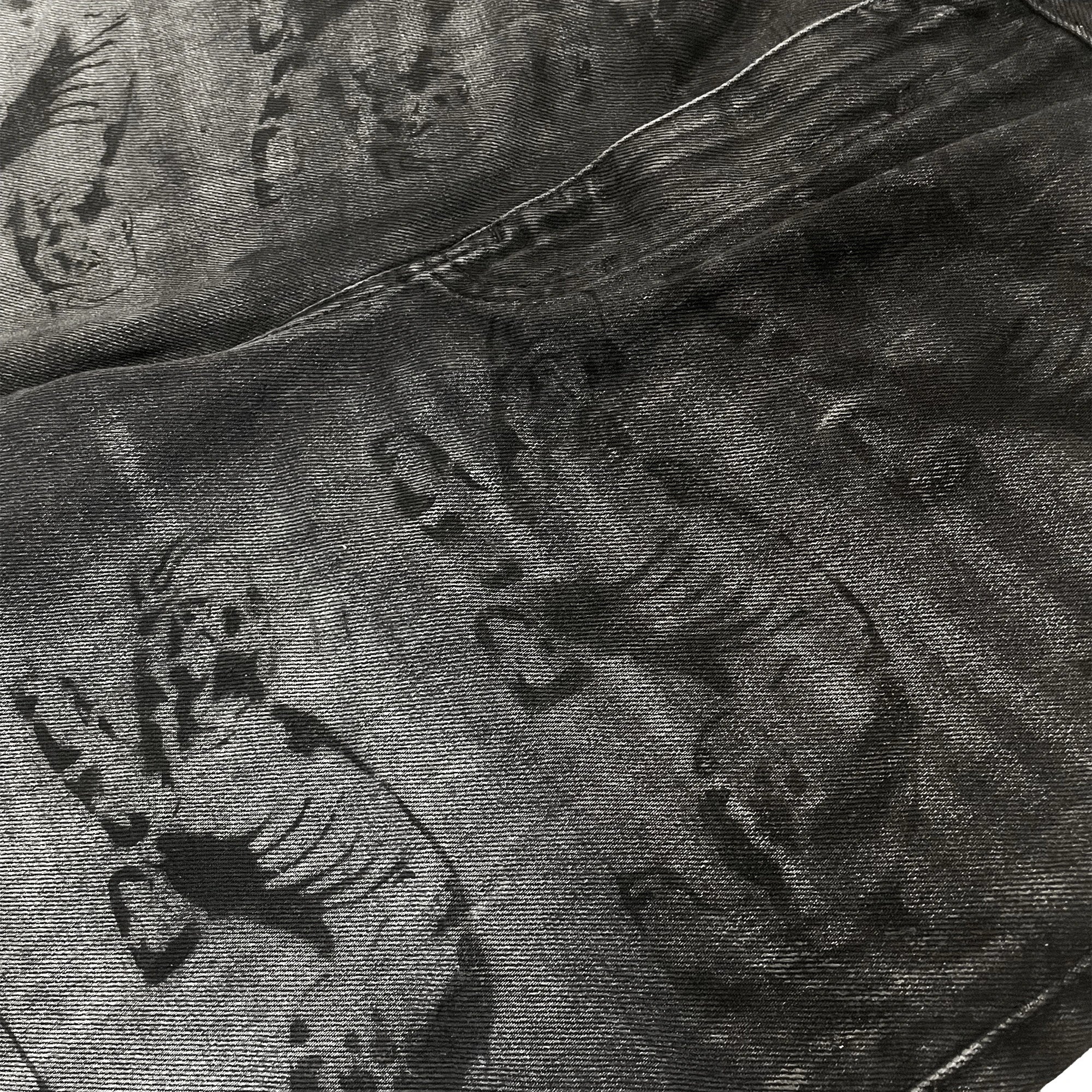 "LONZA" WAXED BAGGY JORTS (1/1)