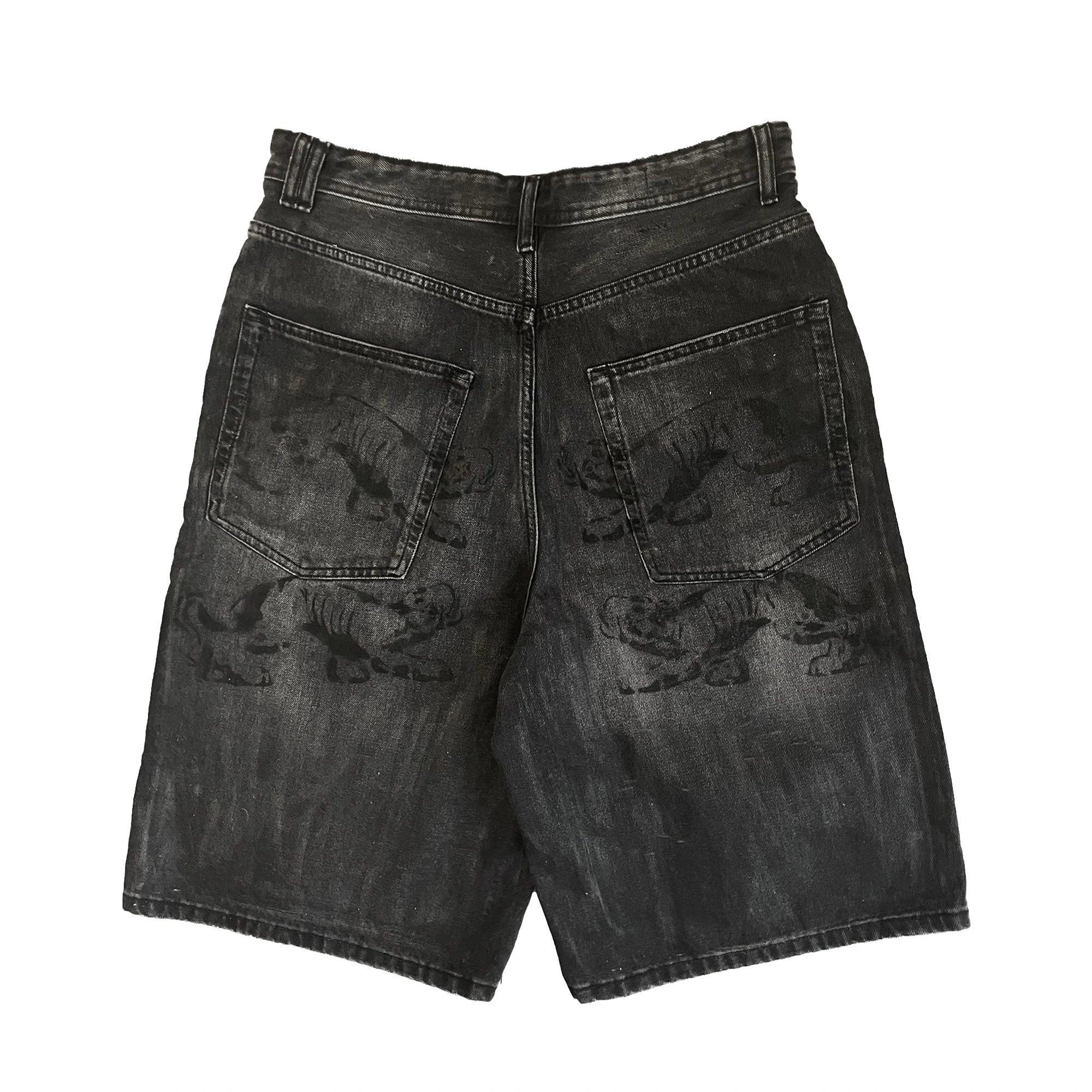 "LONZA" WAXED BAGGY JORTS (1/1)