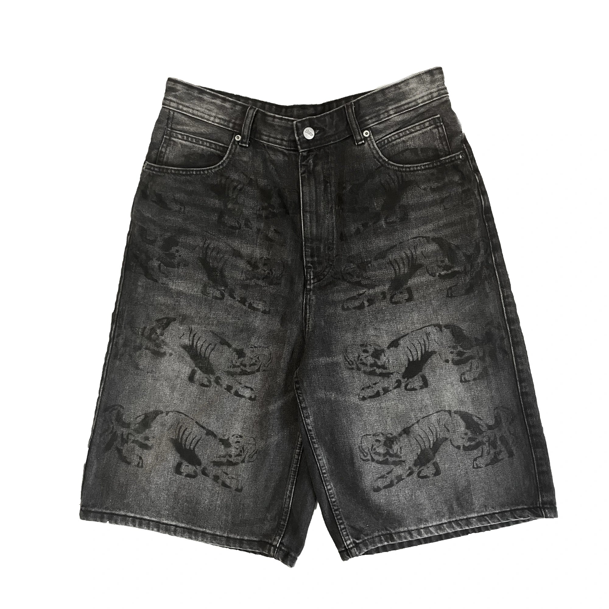 "LONZA" WAXED BAGGY JORTS (1/1)
