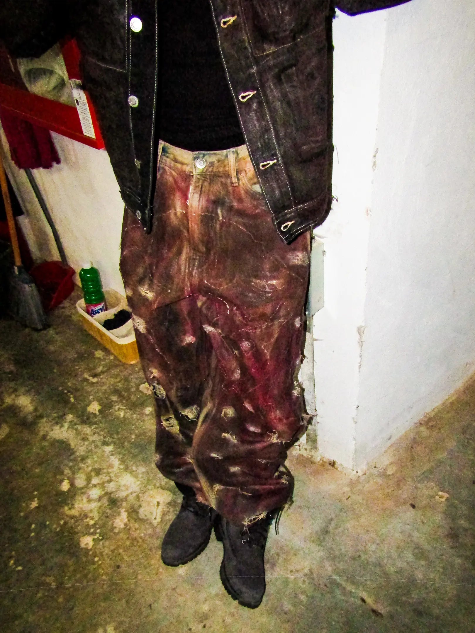 ROTTEN FOX WAXED JEANS (1/1)