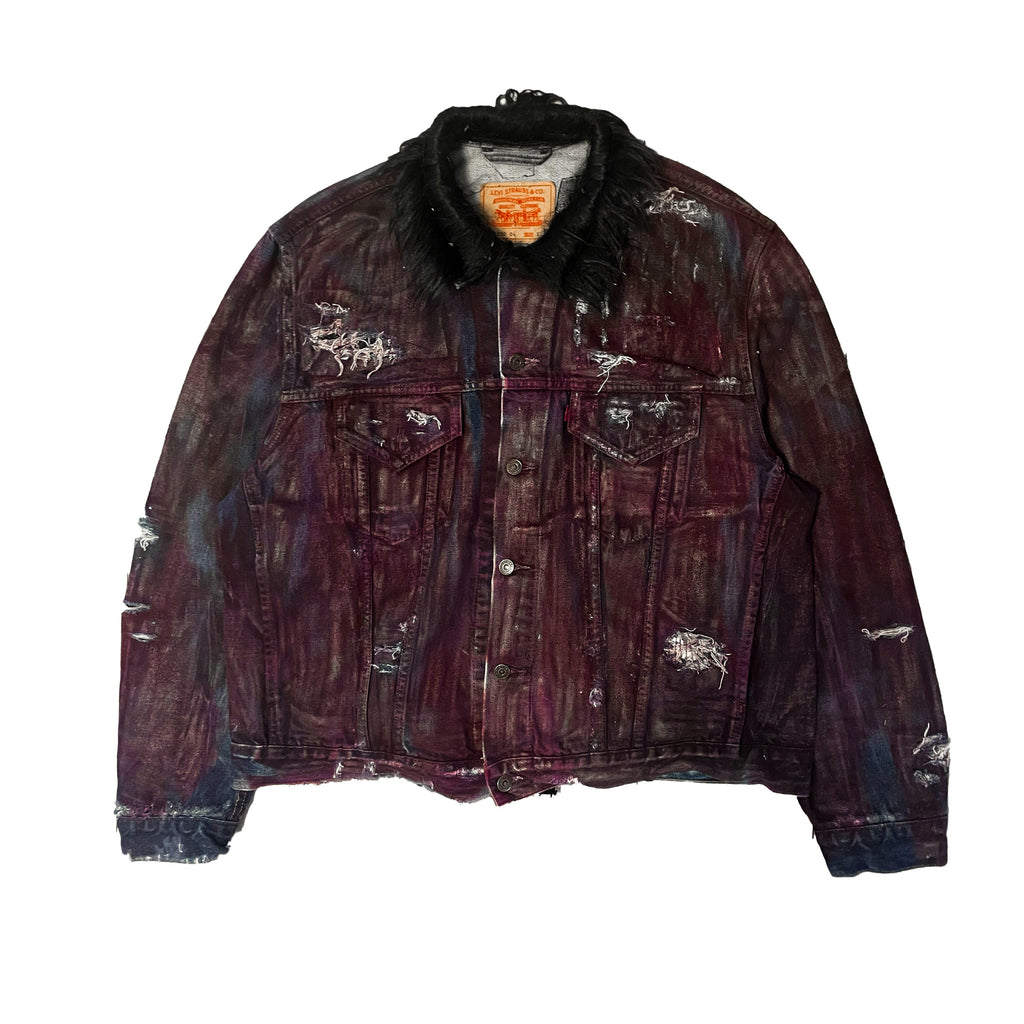 VANNI WAXED DENIM JACKET (1/1)