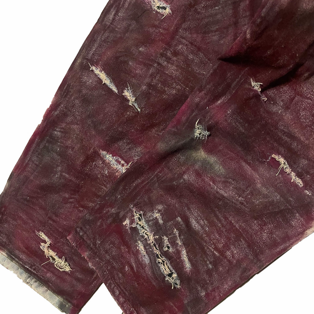 VANNI BAGGY WAXED JEANS (1/1)