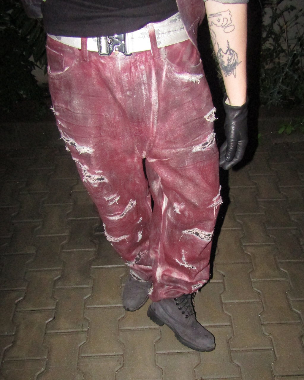 VANNI BAGGY WAXED JEANS (1/1)