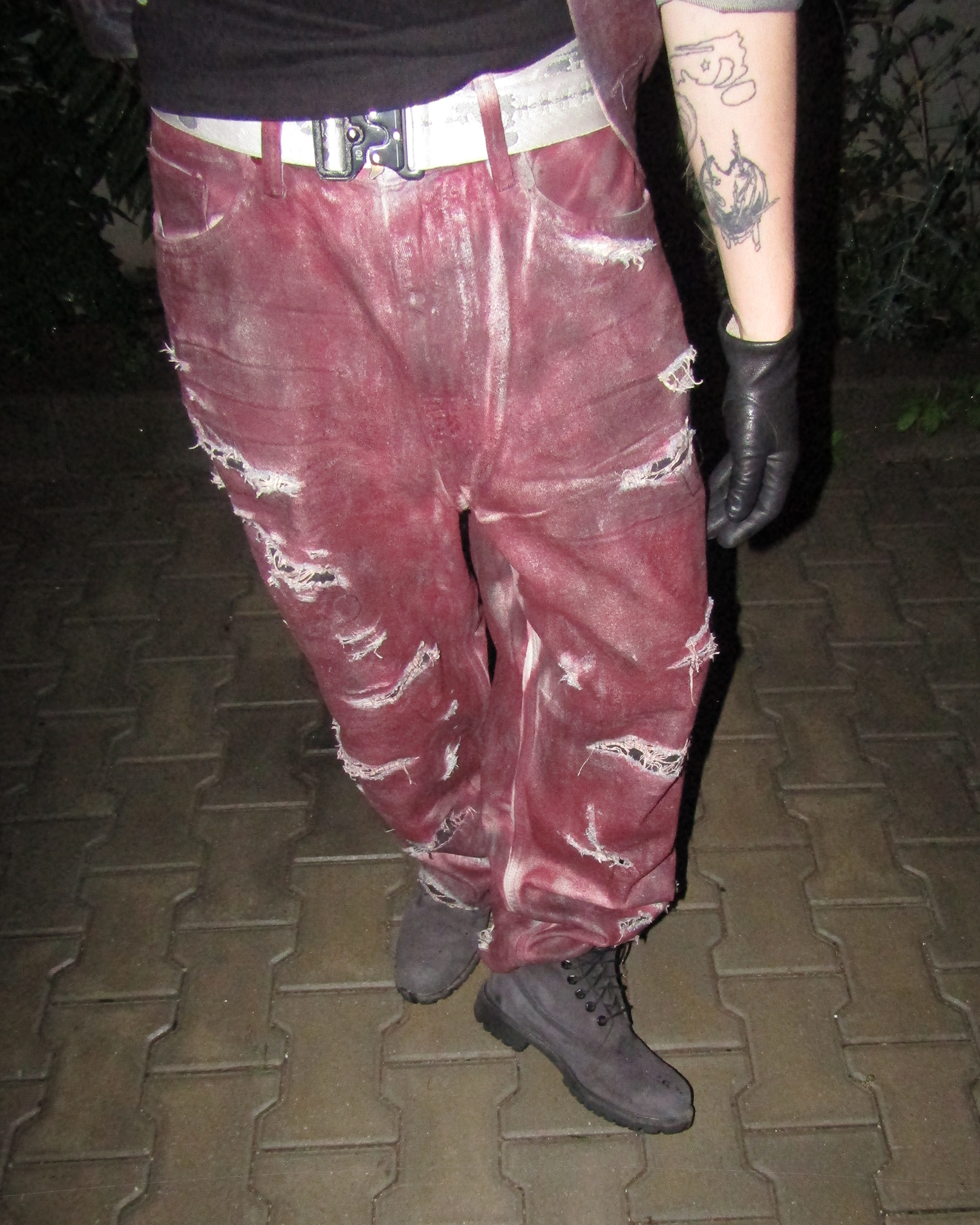 VANNI BAGGY WAXED JEANS (1/1)