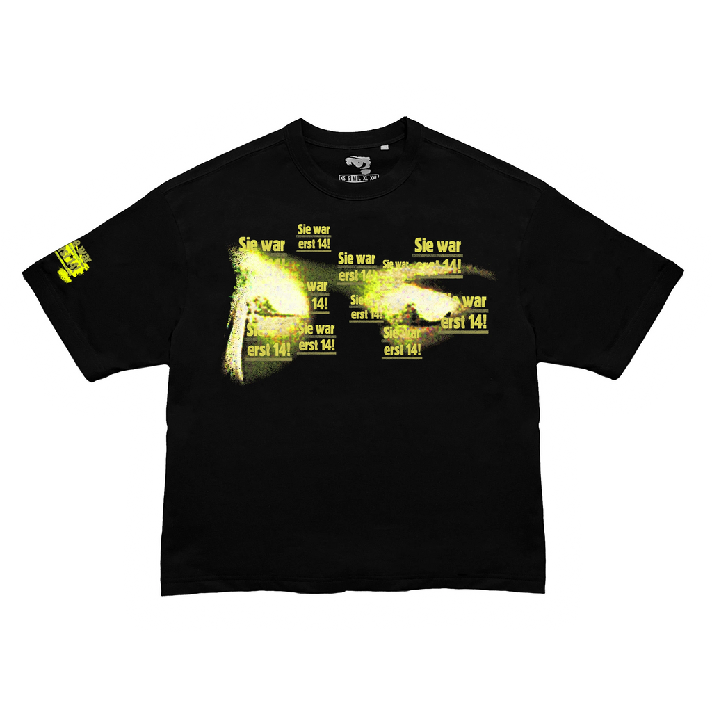 SL33PY ERST 14 unisex boxy fit T-shirt in 190GSM organic cotton –  streetwear by sl33py clothing brand