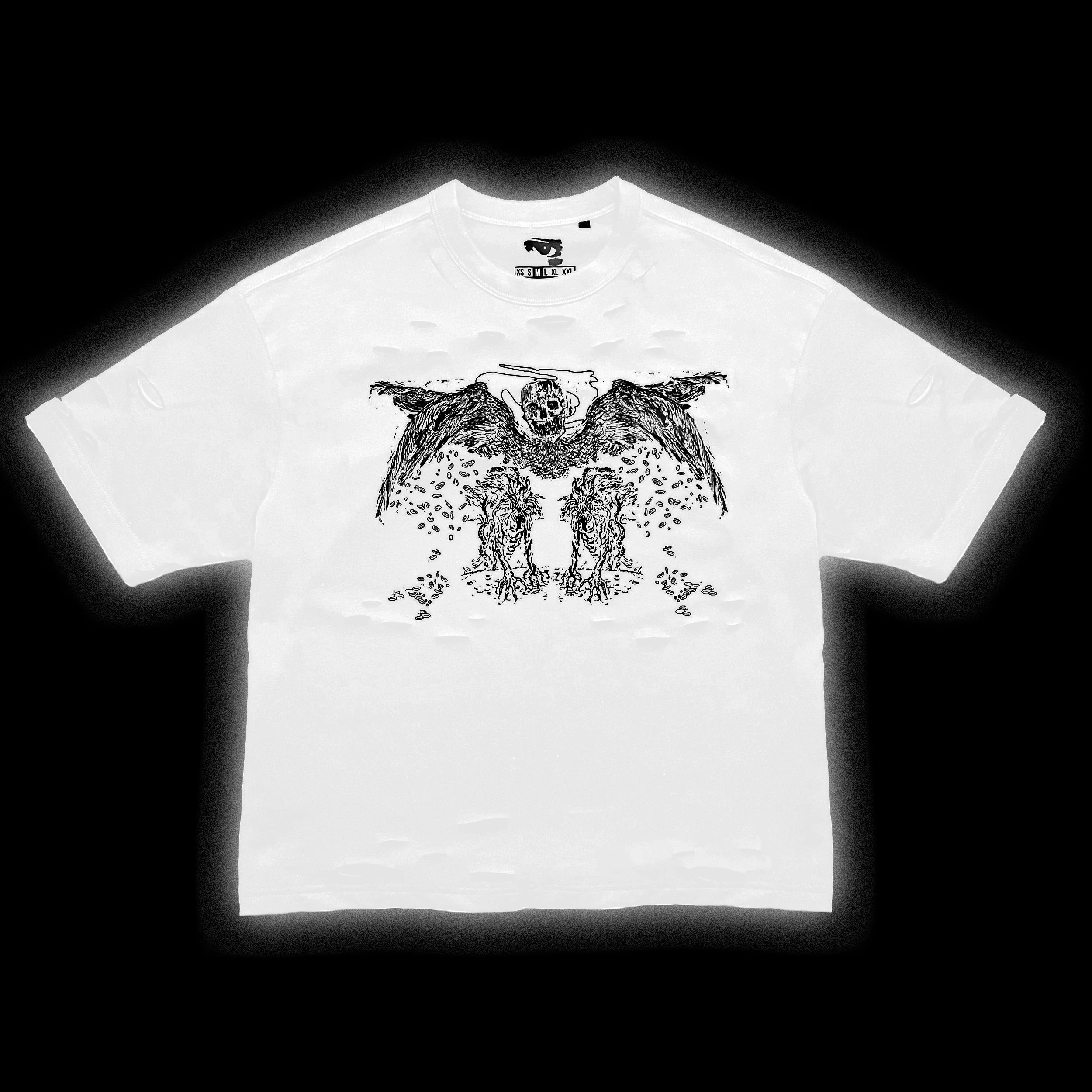 AVARICE TRIAL BOXY TEE (LIMITED , DISTRESSED/NORMAL)