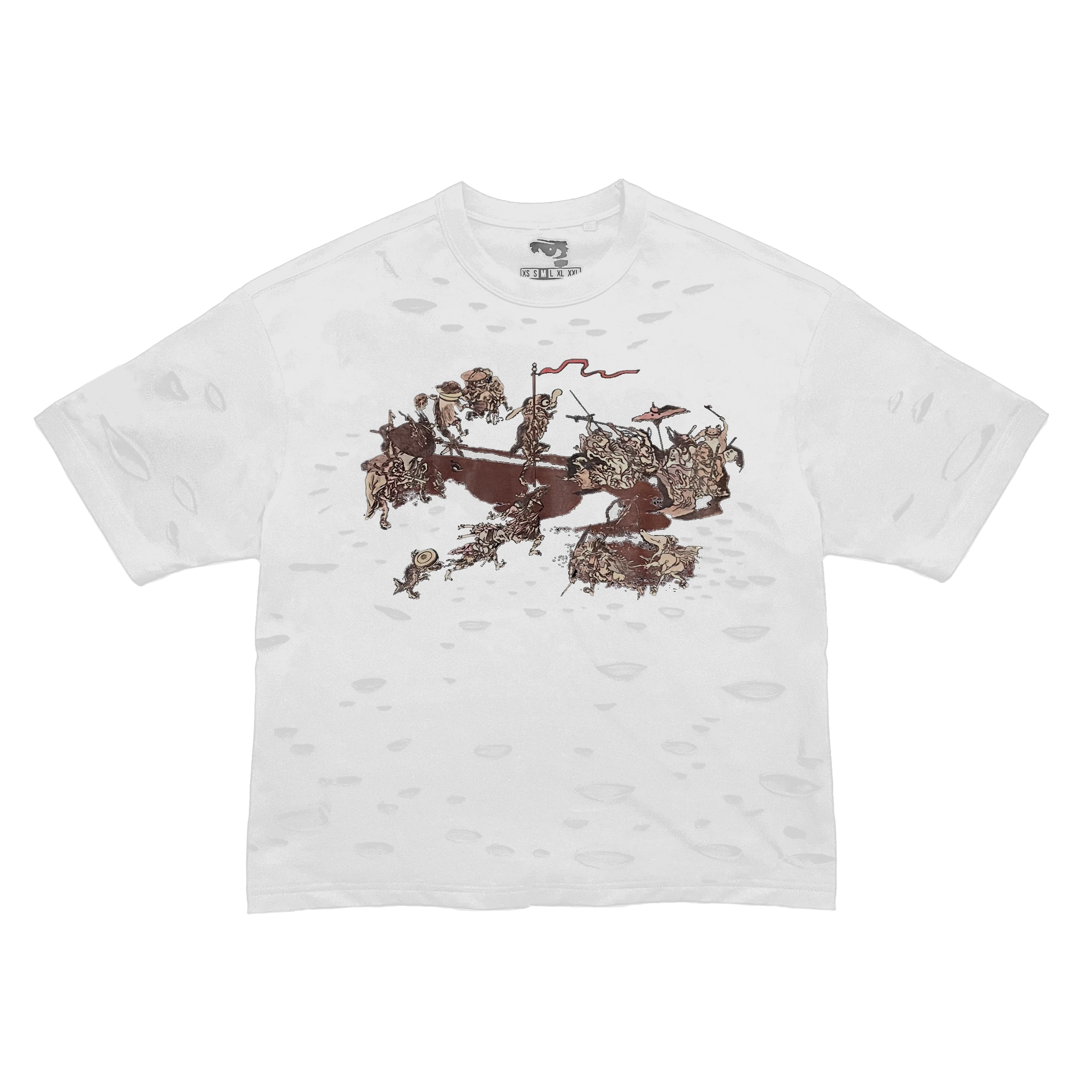 ZUKUSHI WAR BOXY TEE