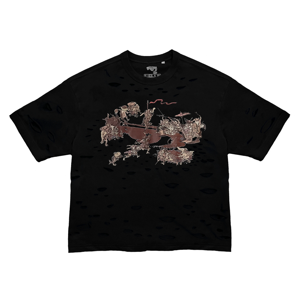 ZUKUSHI WAR BOXY TEE