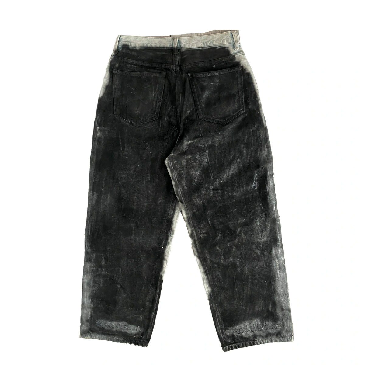 "JACK" WAXED BAGGY JEANS (1/1)