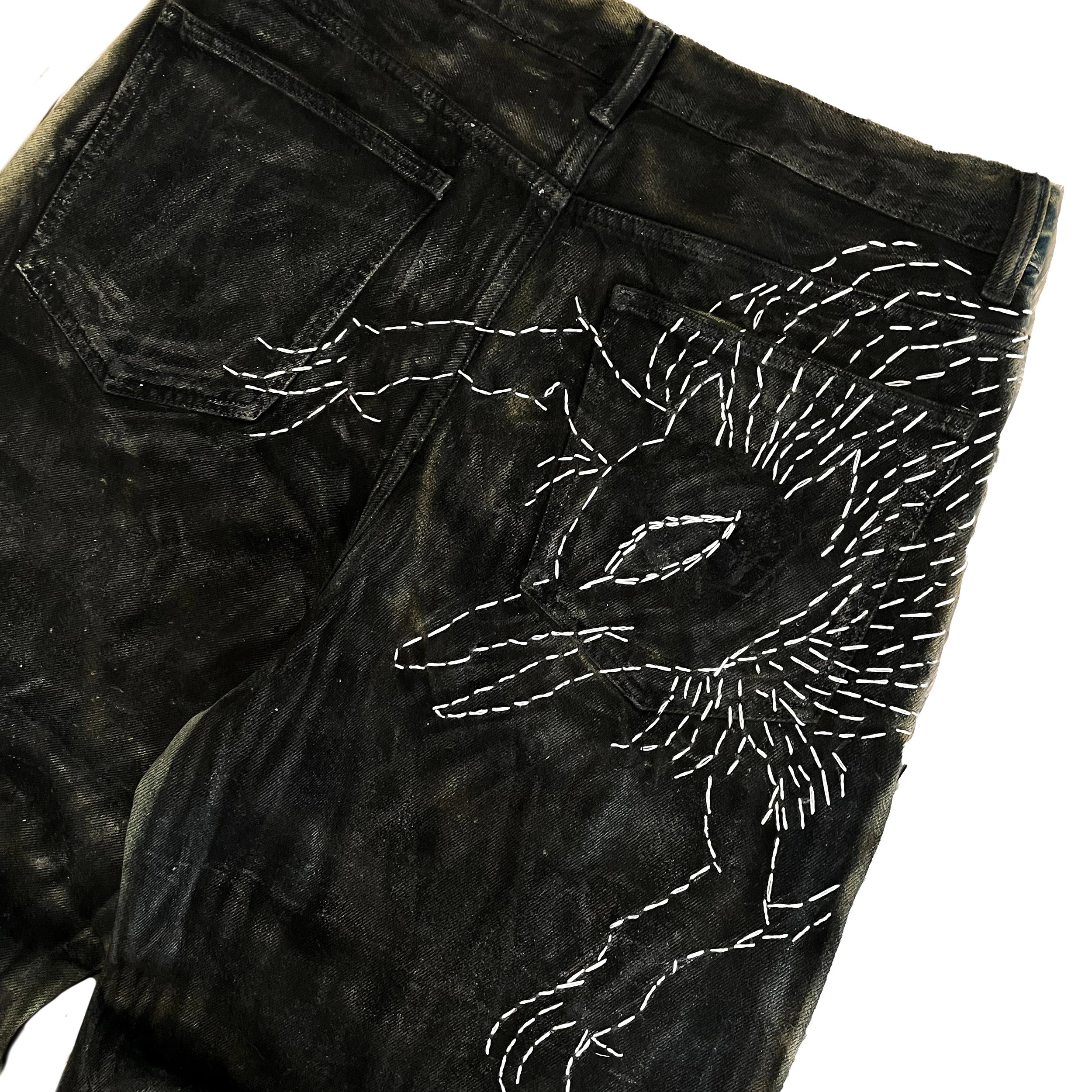MANTICORE WAXED JEANS (1/1)