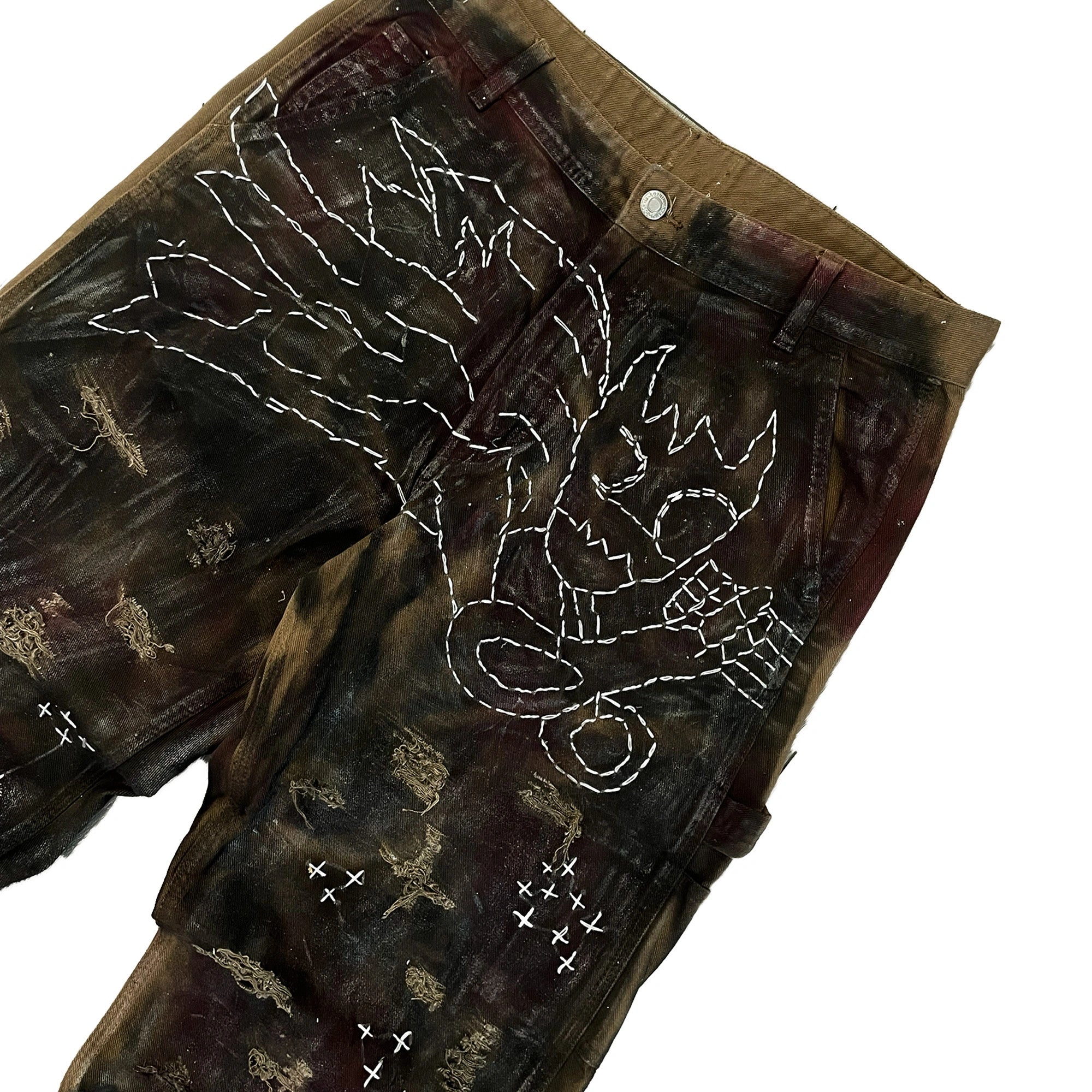 WAR-ANGEL WAXED CARPENTER PANTS (1/1)