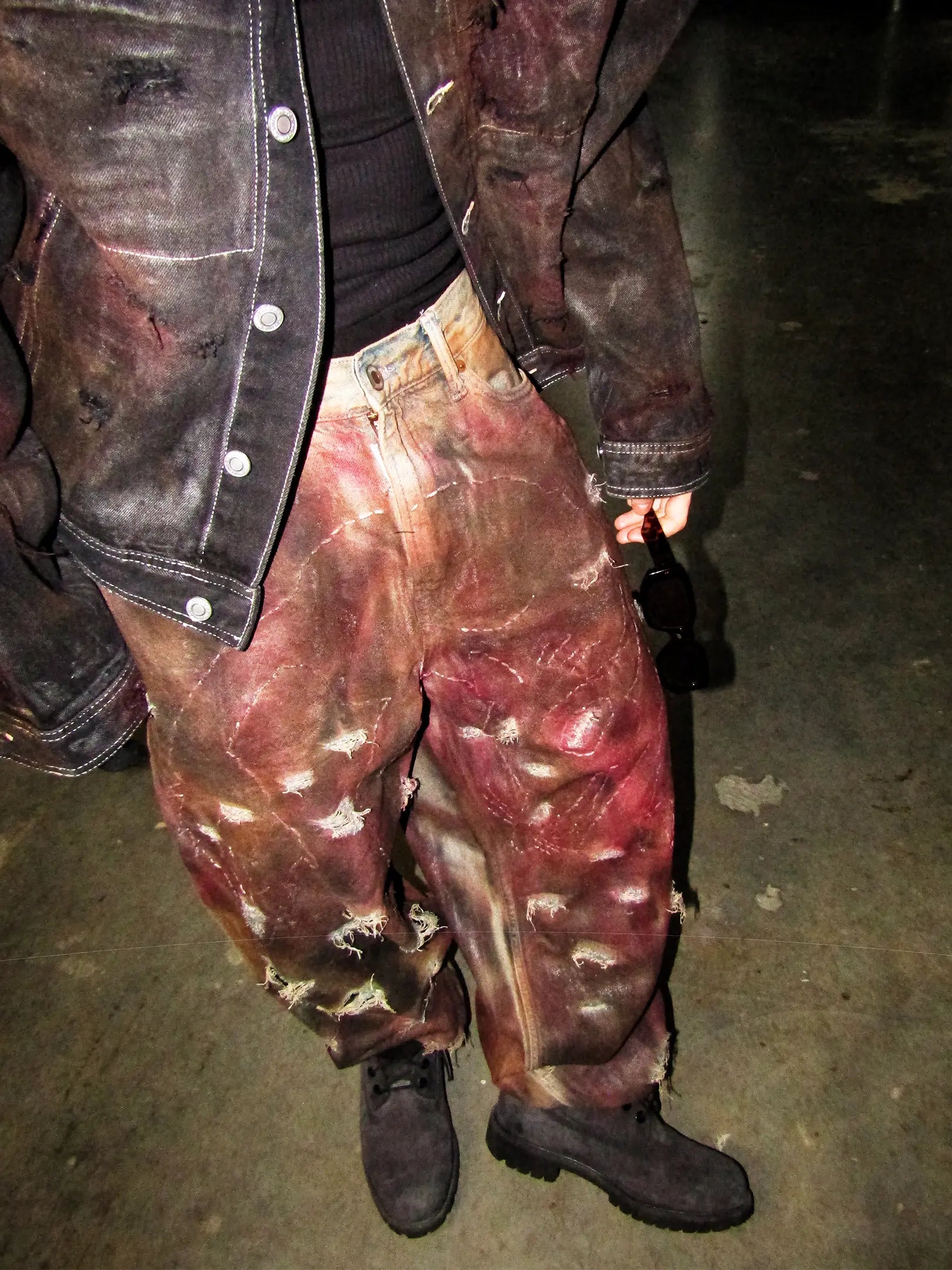ROTTEN FOX WAXED JEANS (1/1)