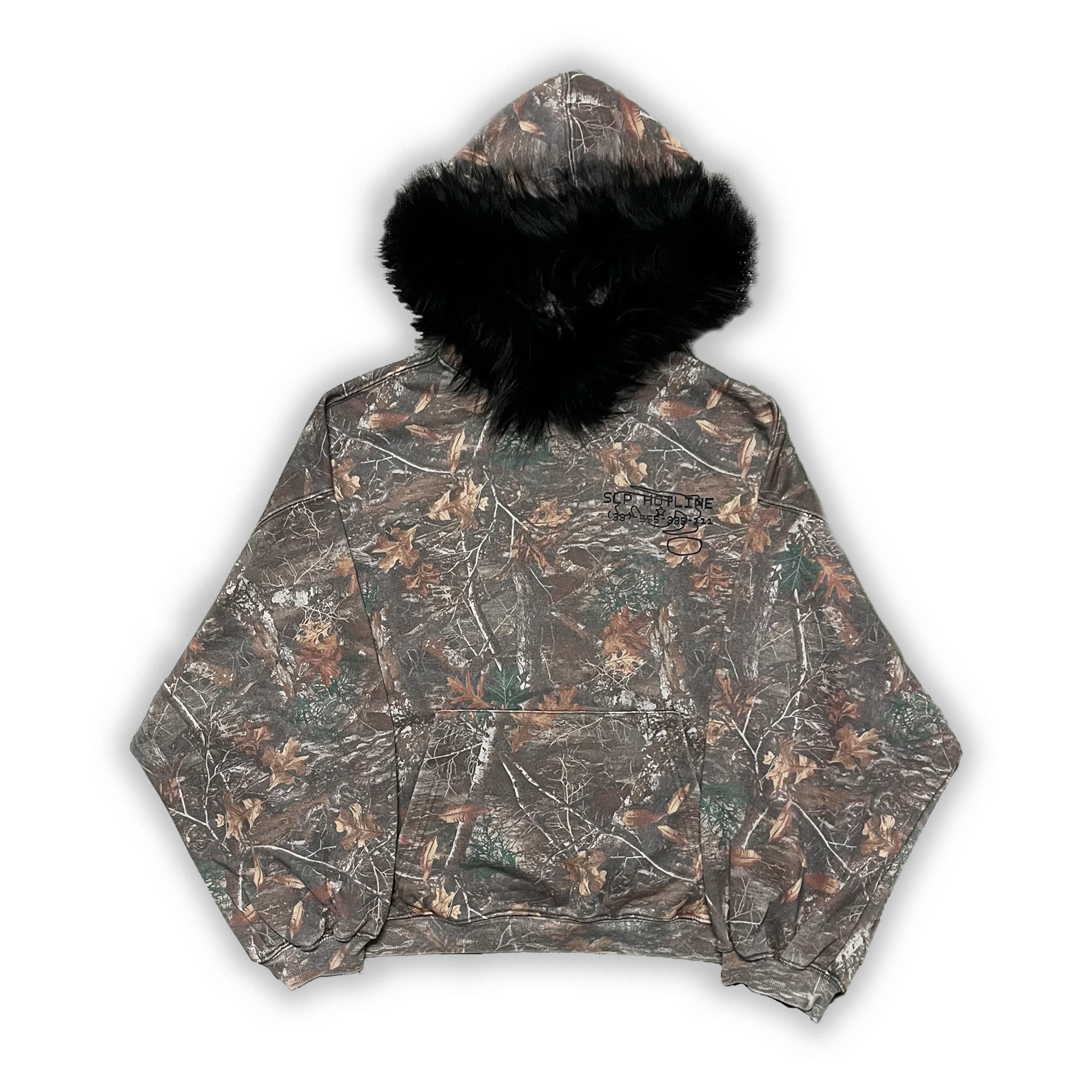 SLP HOTLINE FUR HOODIE heavyweight fleece hoodie by SL33PY — unisex streetwear sl33py.co