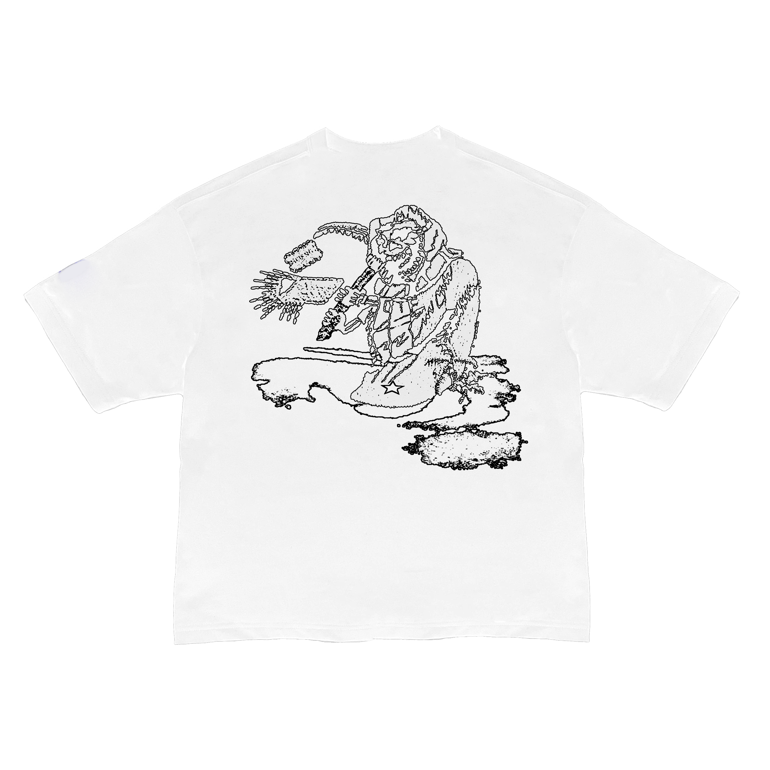 SUBROSA boxy fit T-shirt in 190GSM organic cotton by SL33PY — unisex minimalist streetwear
