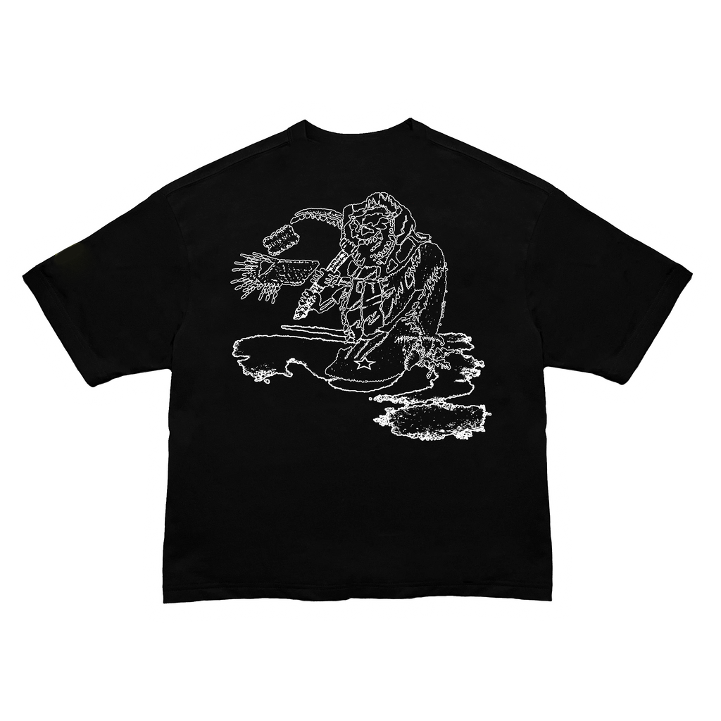 SUBROSA boxy fit T-shirt in 190GSM organic cotton by SL33PY — unisex minimalist streetwear
