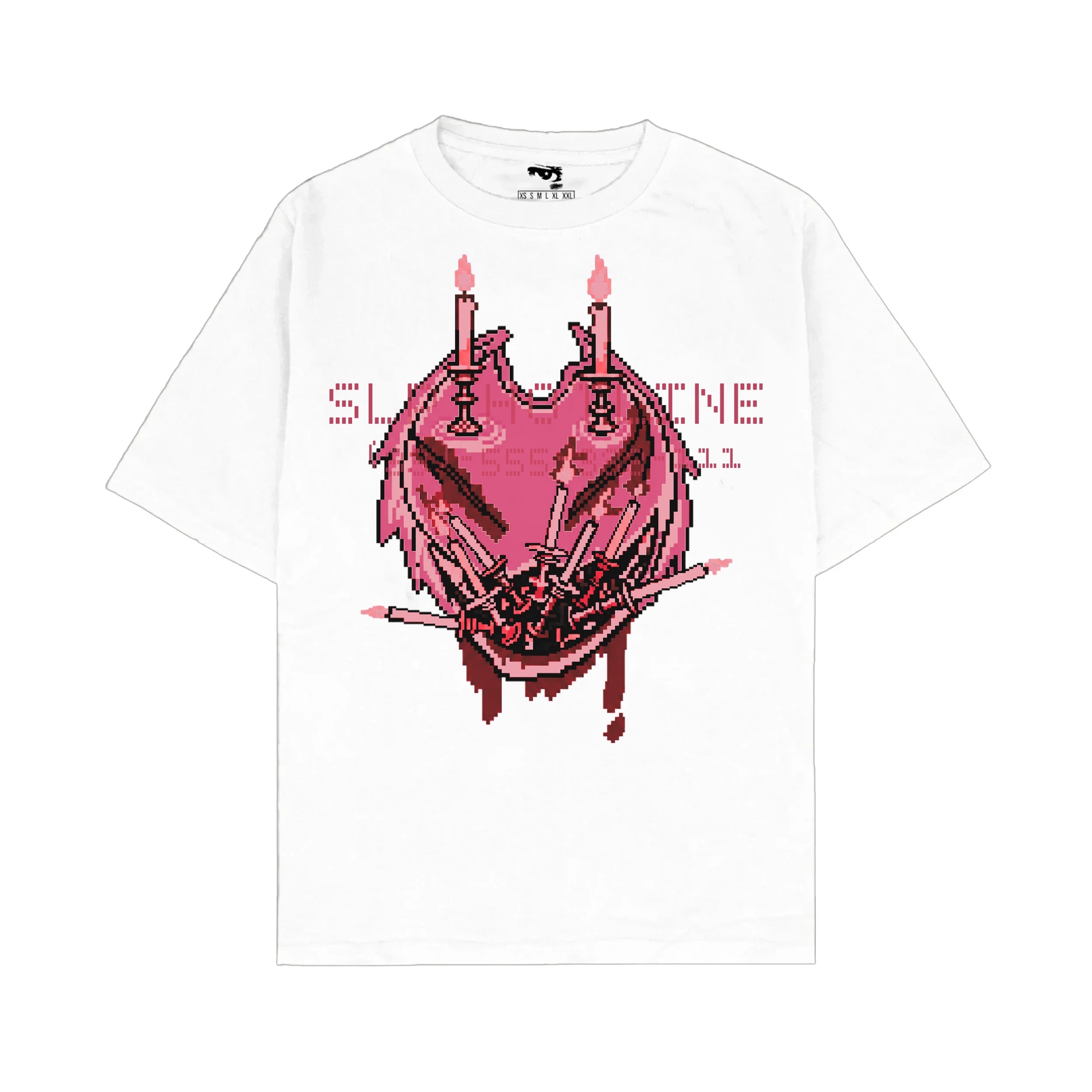 NO-ID JEAN OVERSIZED TEE (WHITE)