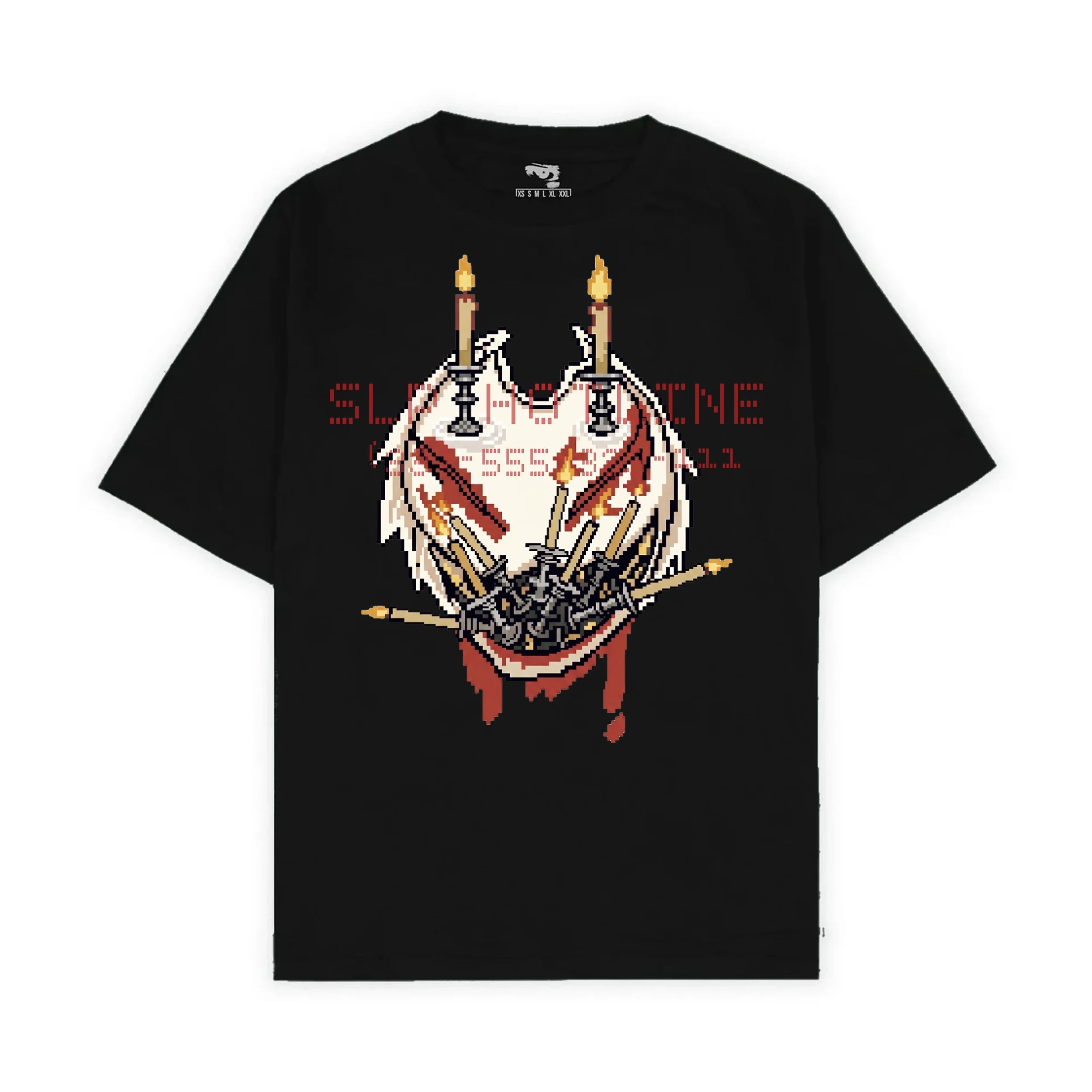 NO-ID JEAN OVERSIZED TEE (BLACK)