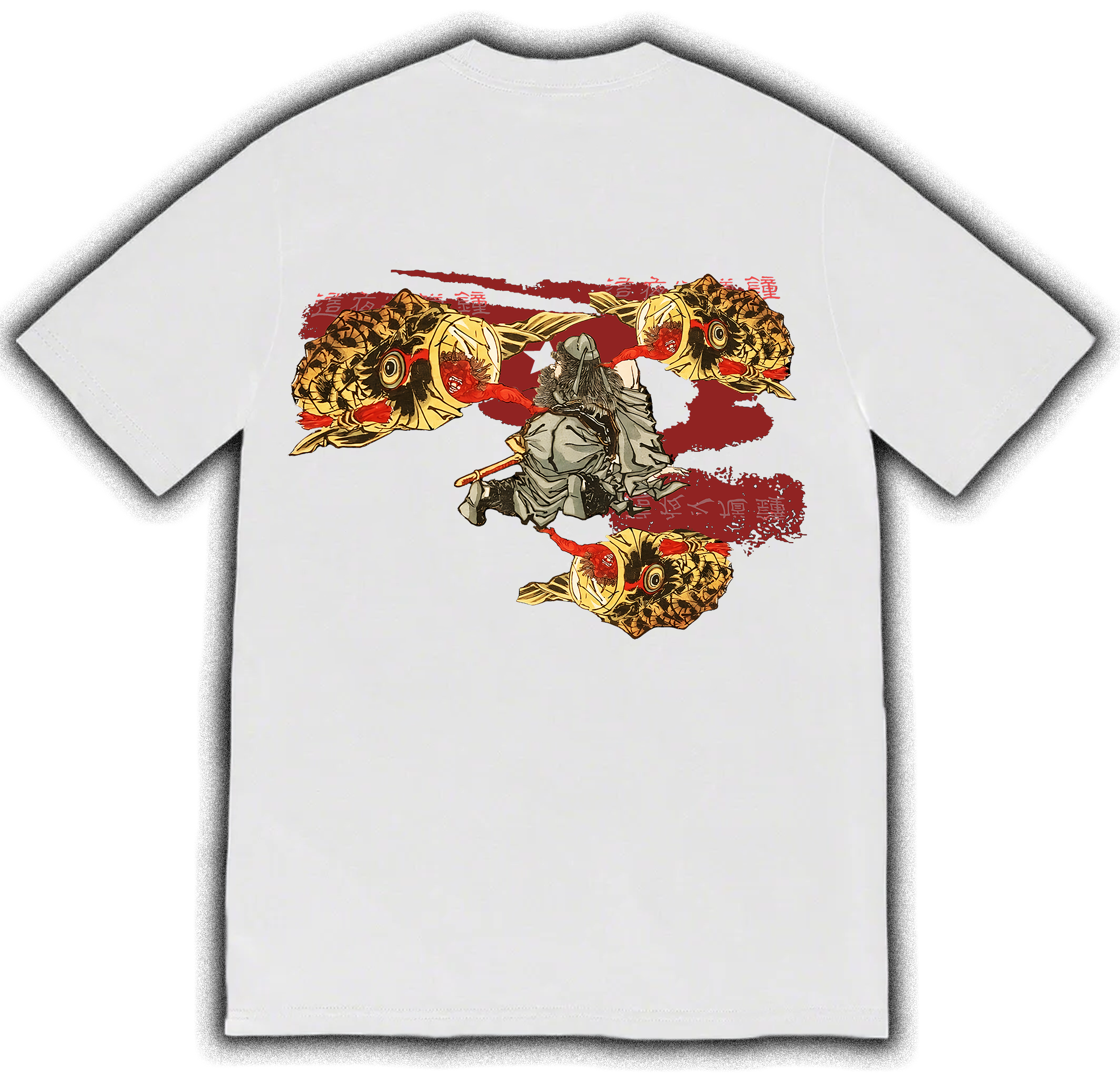 YOKAI TRAPFISH TEE (HIBISCUS)