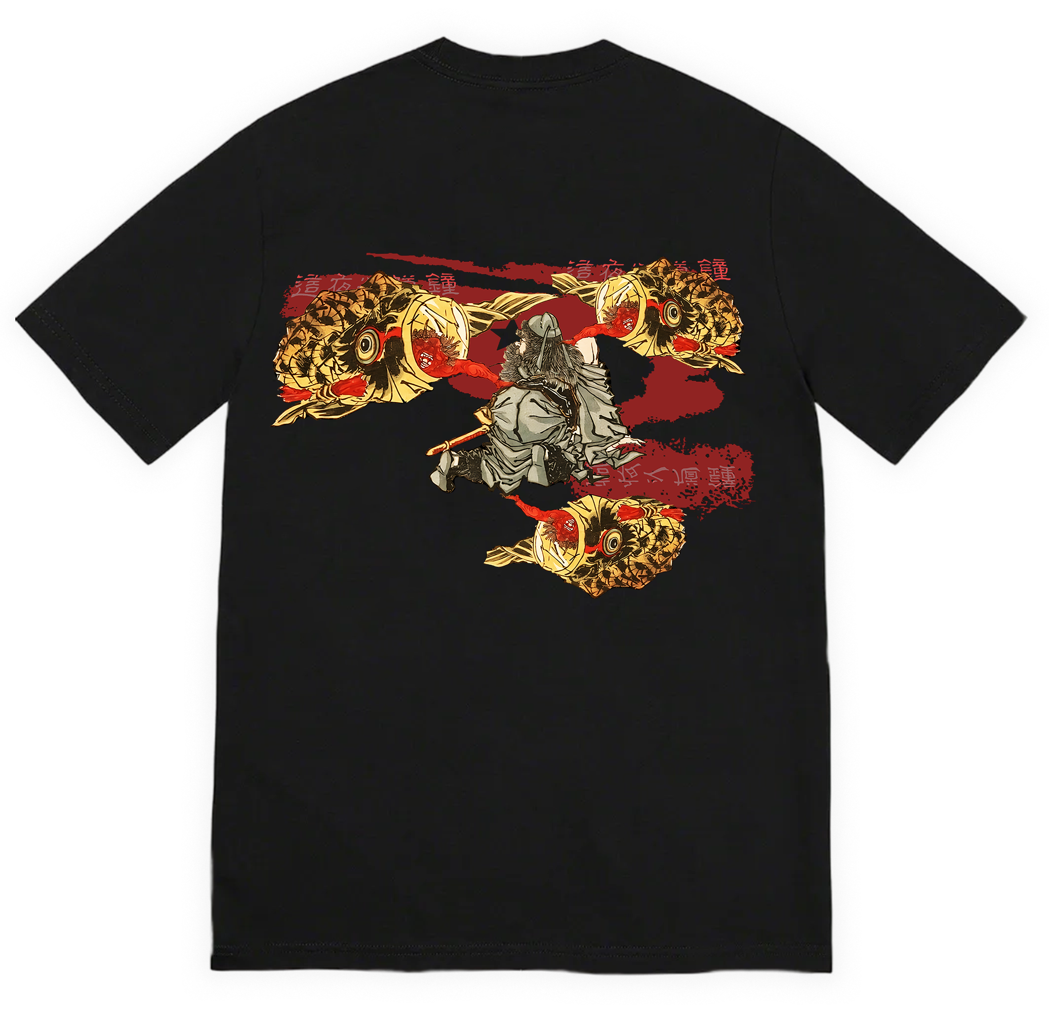 YOKAI TRAPFISH TEE (HIBISCUS)
