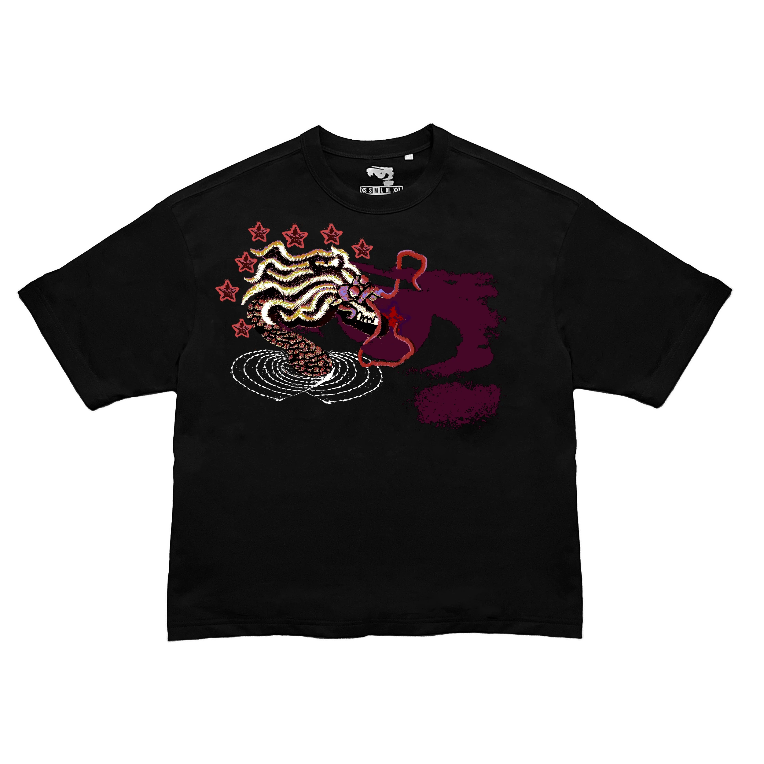 JARYU BOXY TEE (BURGUNDY)