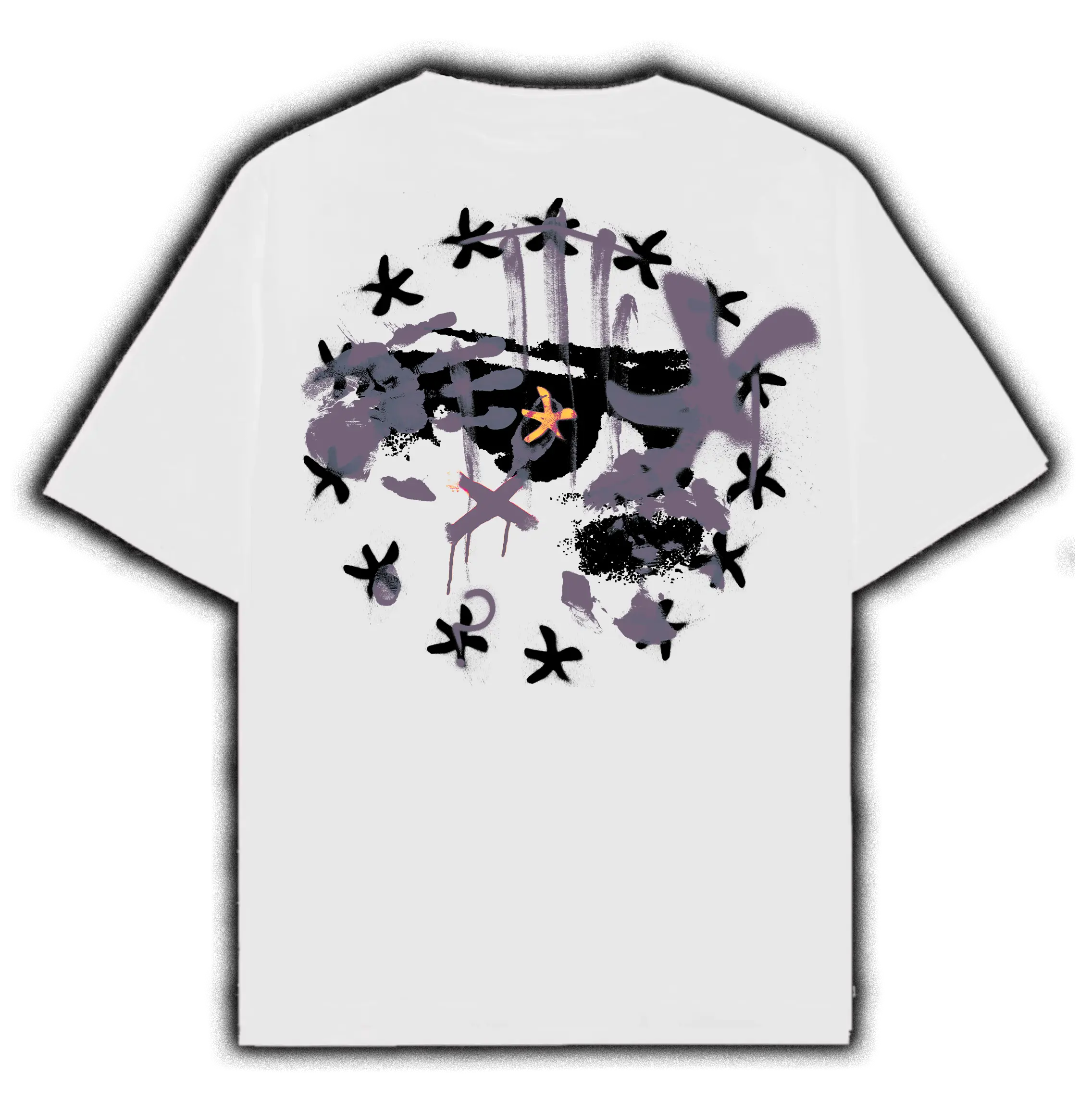 OVERSIZED VANDALISED EYE TEE (STANDARD)