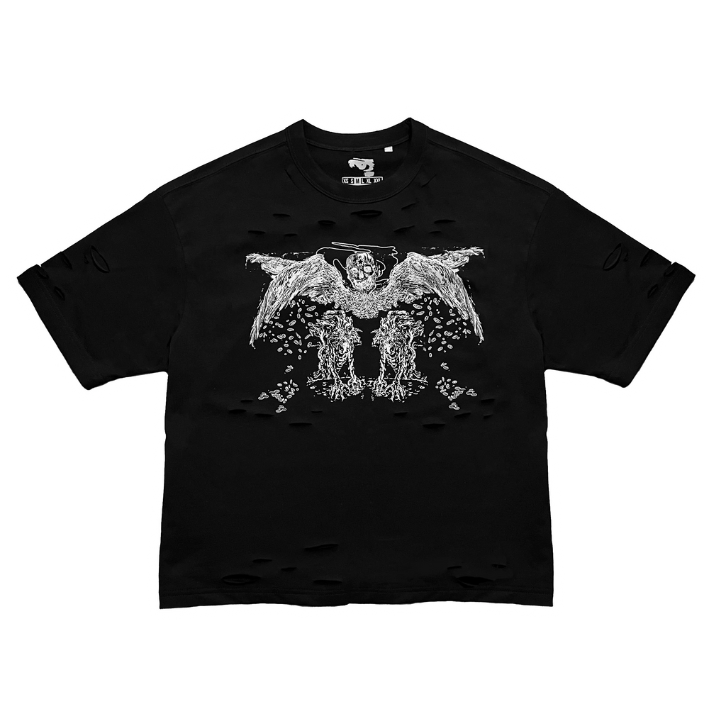 AVARICE TRIAL BOXY TEE (LIMITED , DISTRESSED/NORMAL)