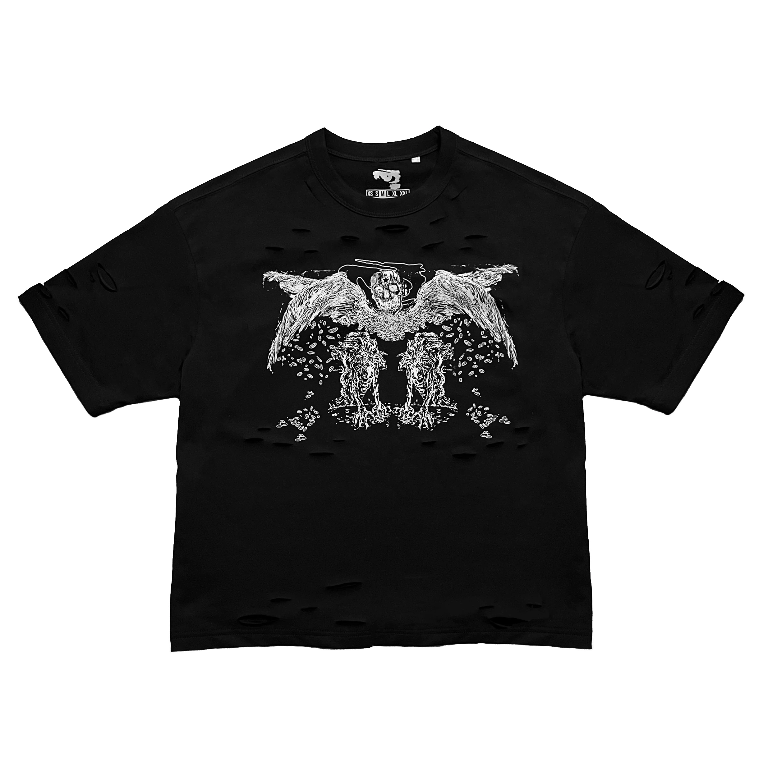 AVARICE TRIAL BOXY TEE (LIMITED , DISTRESSED/NORMAL)