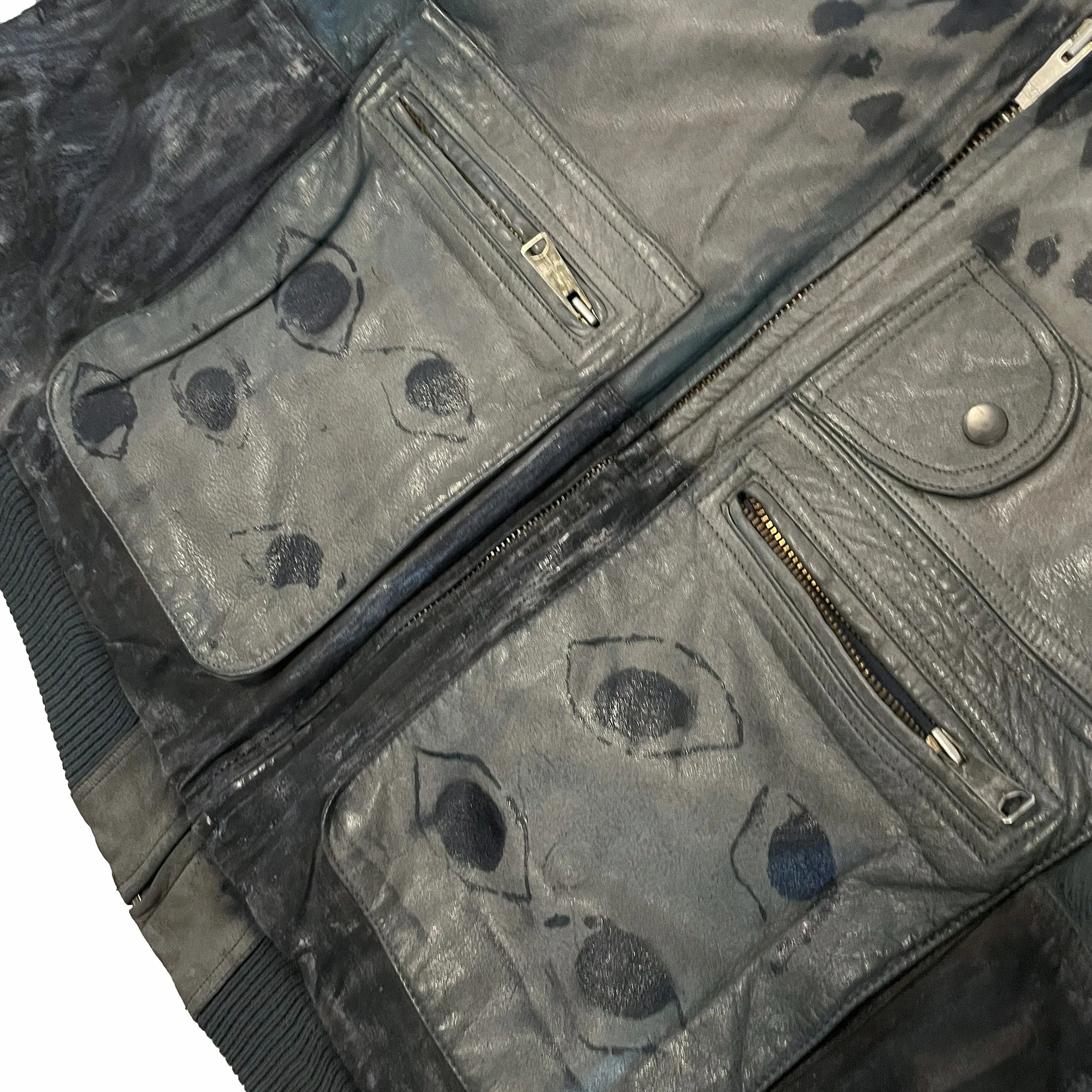 "FANGS OUT" GENUINE LEATHER JACKET (1/1)