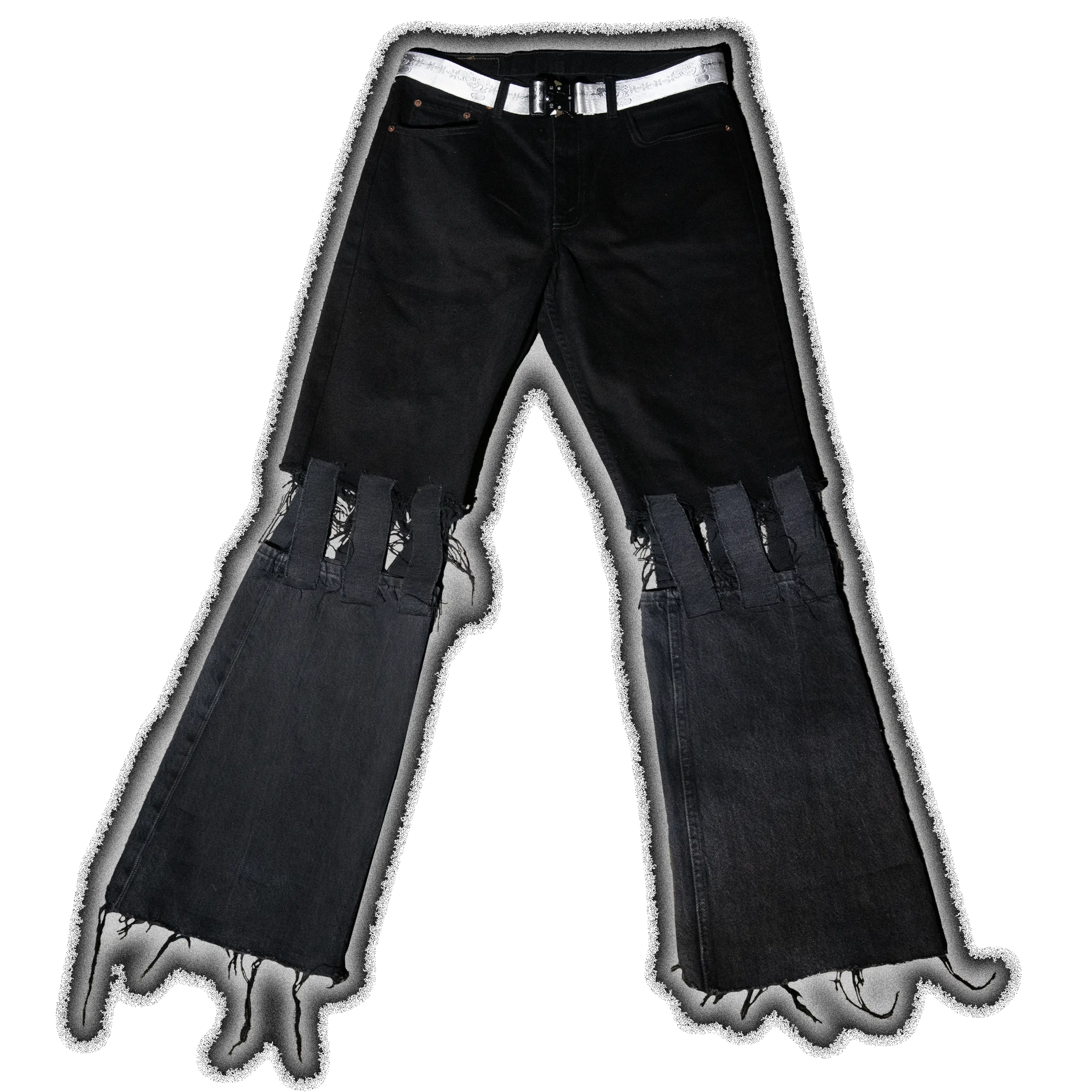 MISHMASH FLARED JEANS (1/1)