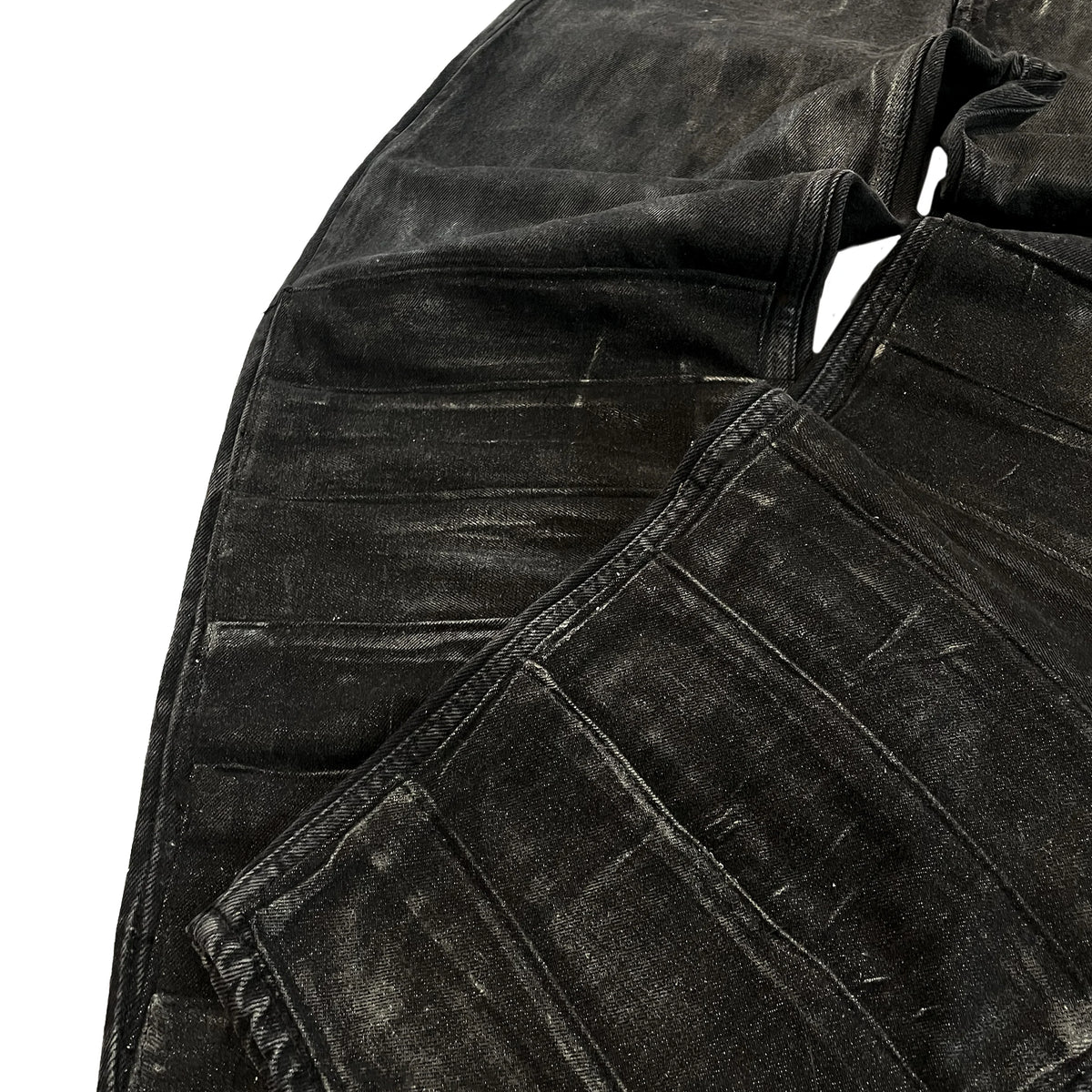 SHOCKSTARTER PLATED WAXED JEANS (1/1)