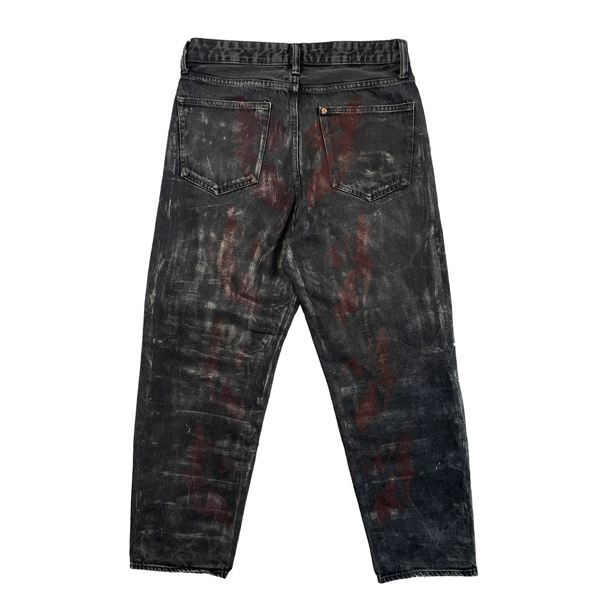 SHOCKSTARTER PLATED WAXED JEANS (1/1)
