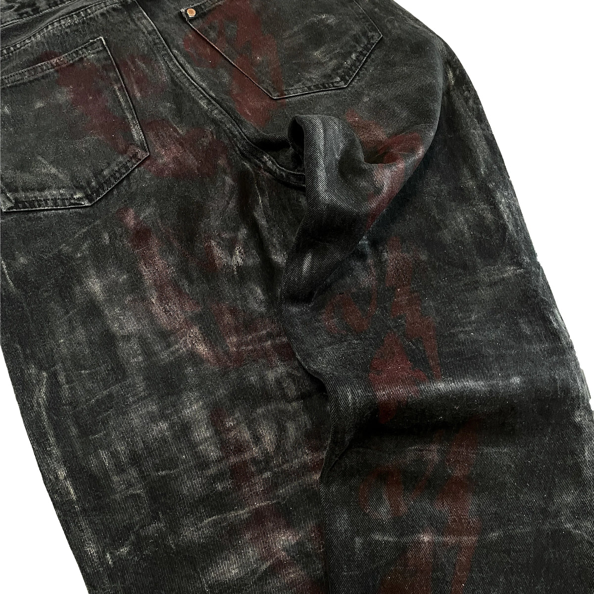 SHOCKSTARTER PLATED WAXED JEANS (1/1)