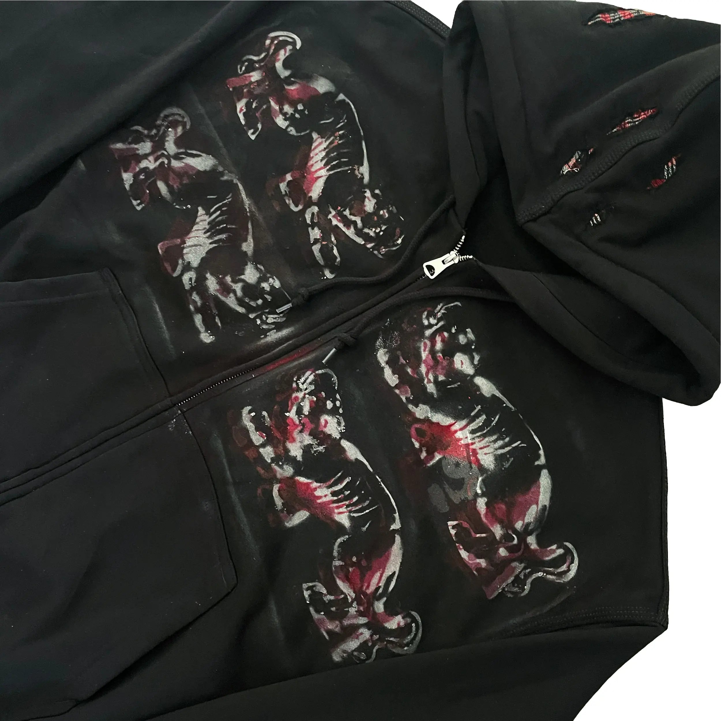 "LONZA" DOUBLE ZIP OVERSIZED HOODIE
